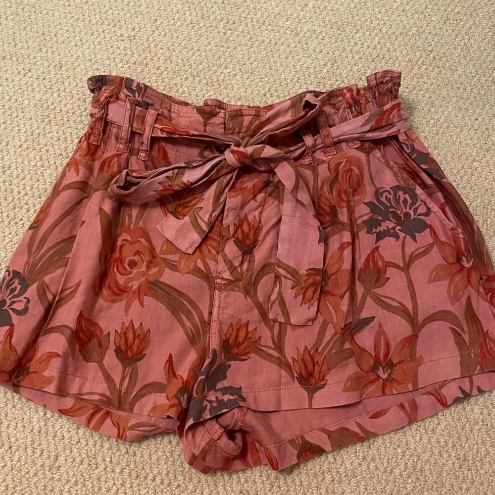 Free People flowy elastic waist shorts